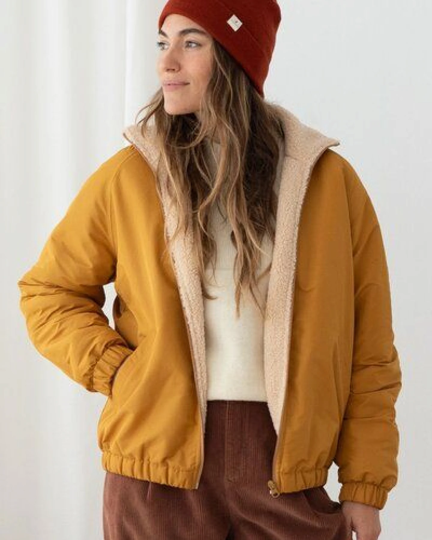 TWOTHIRDS Tech-Sherpa-Jacke Zephyria – Ansicht 3