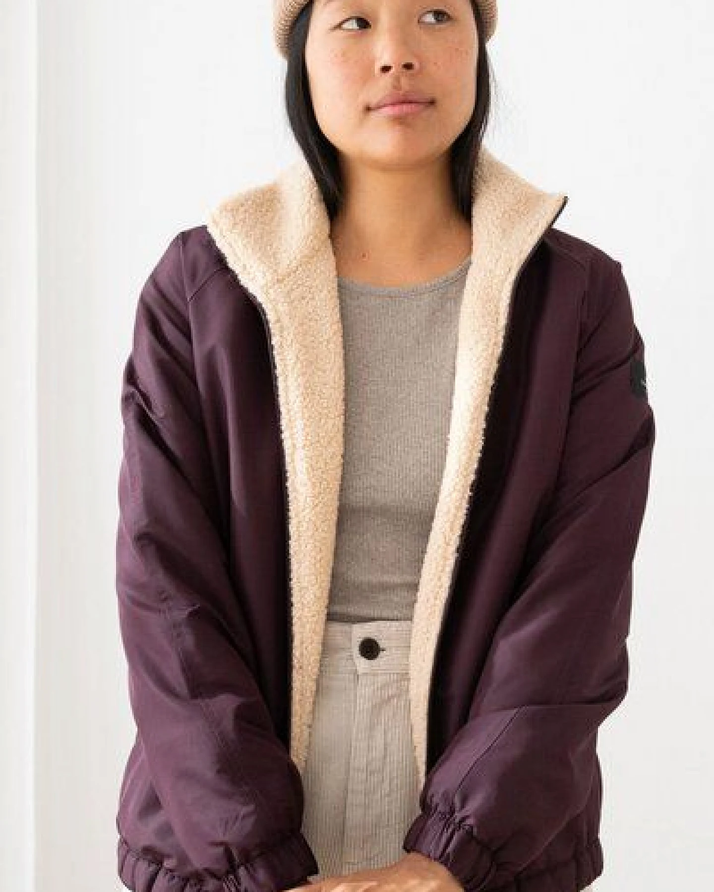 TWOTHIRDS Tech-Sherpa-Jacke Zephyria – Ansicht 3