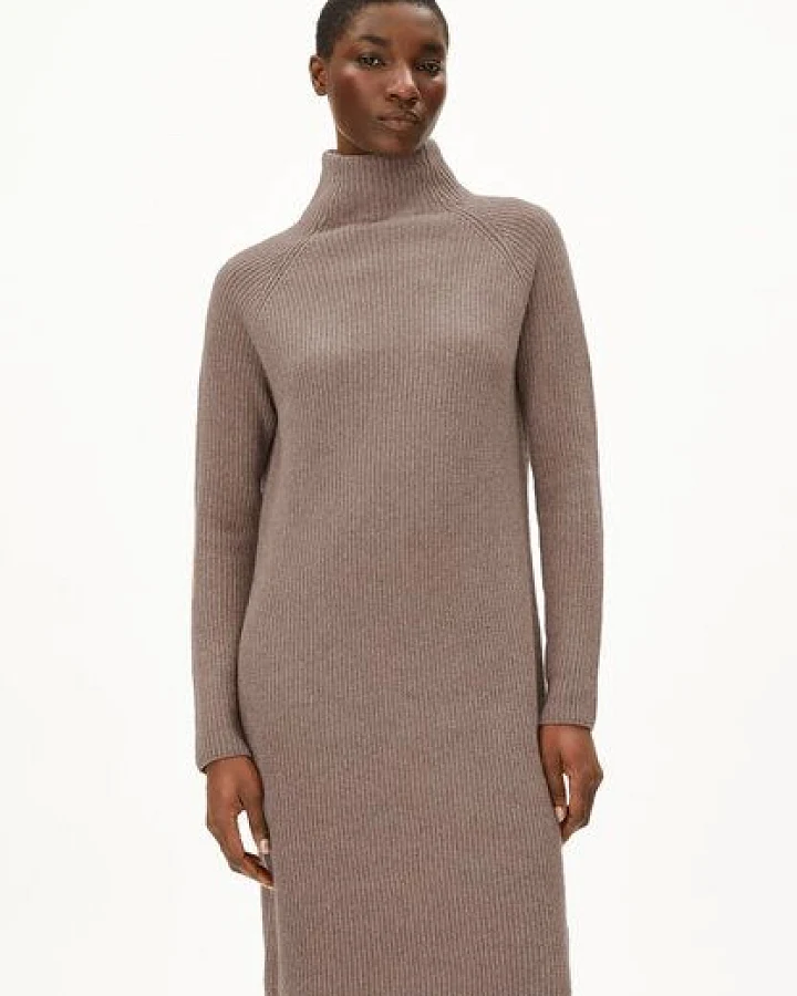 ARMEDANGELS MILLAANA Damen Strickkleid Relaxed Fit aus Bio-Woll Mix