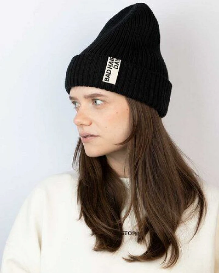 Strickmütze aus Merinowolle, abstehend Unisex Kiwistories