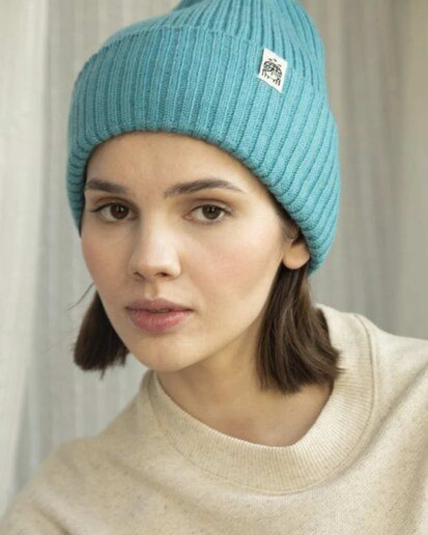 Kiwistories Strickmütze aus 100% Merinowolle- mulesingfrei – Ansicht 2