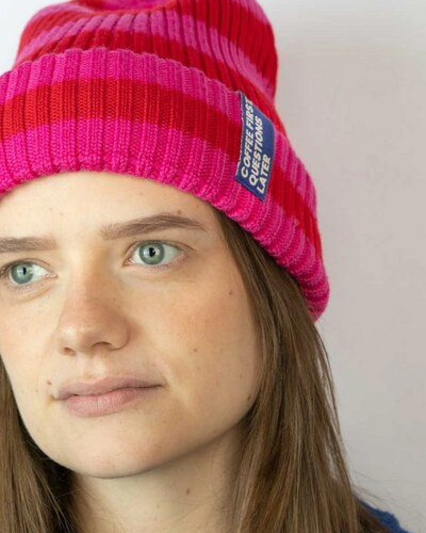Strickmütze aus Merinowolle, abstehend Unisex Kiwistories – Ansicht 2