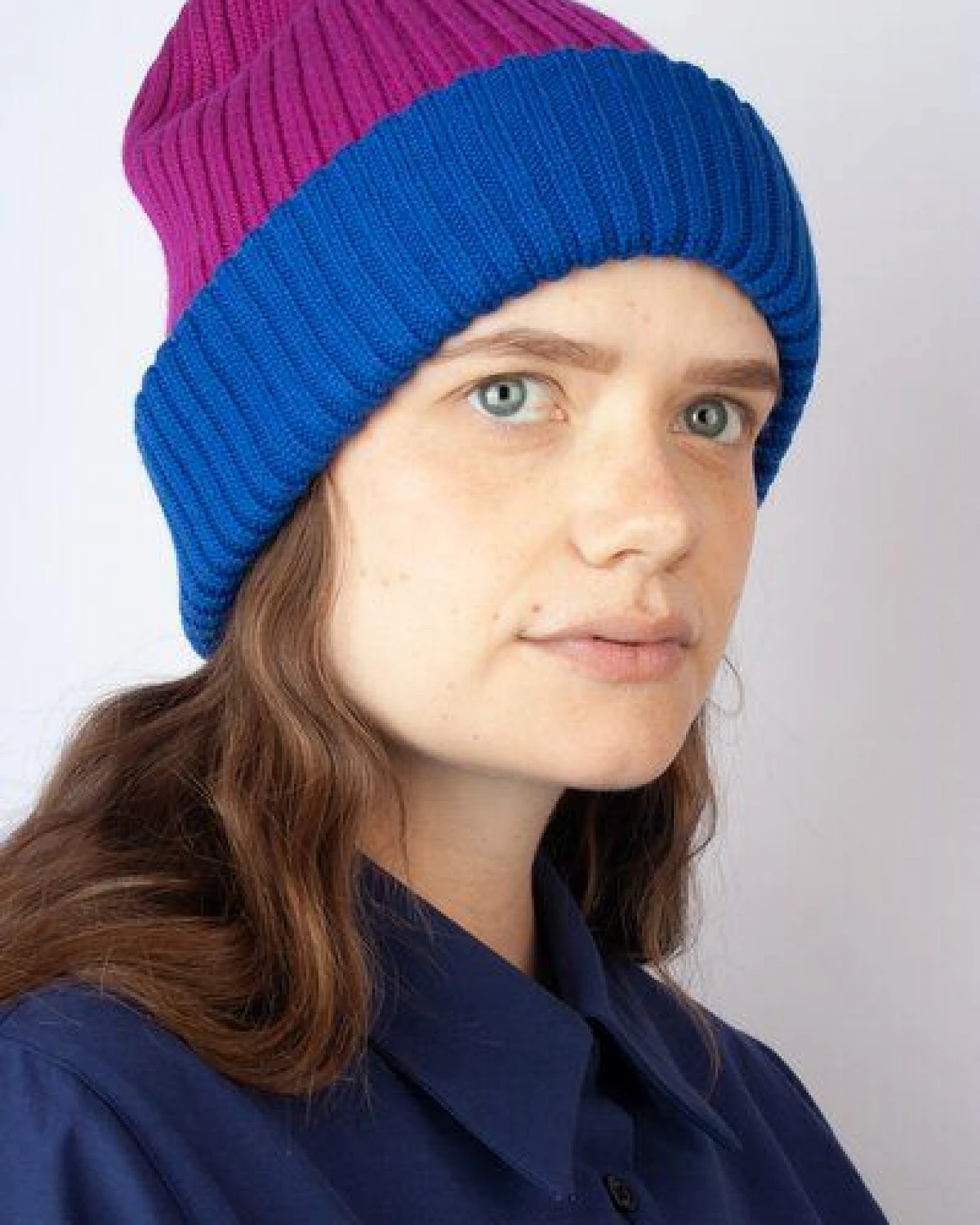 Strickmütze aus Merinowolle, abstehend Unisex Kiwistories – Ansicht 2