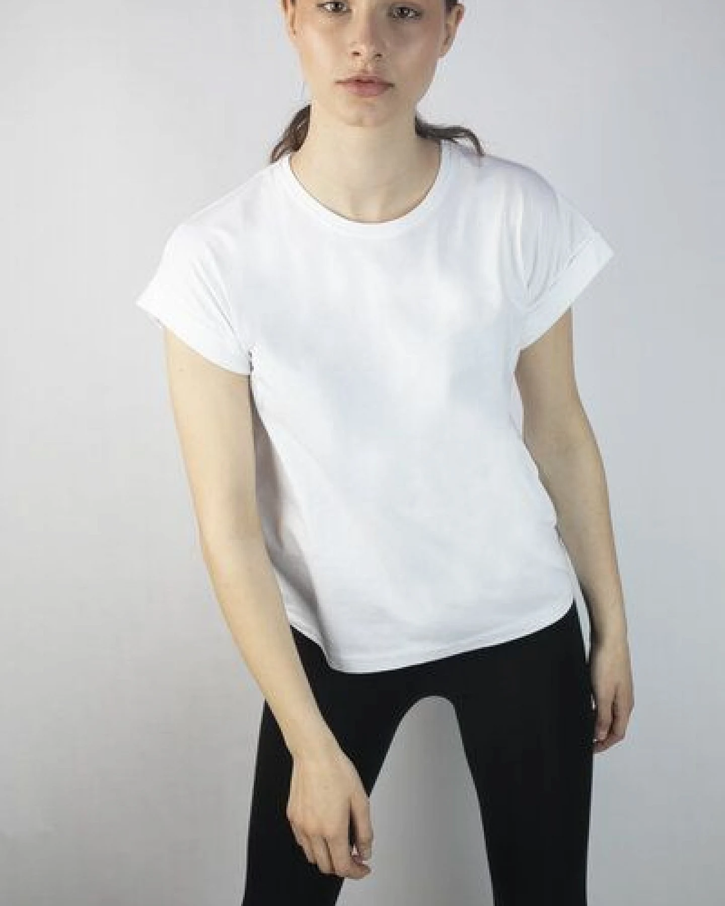 Kiwistories T-Shirt Kurzarm- 100%Org Baumwolle- Mate Print - weiß – Ansicht 4