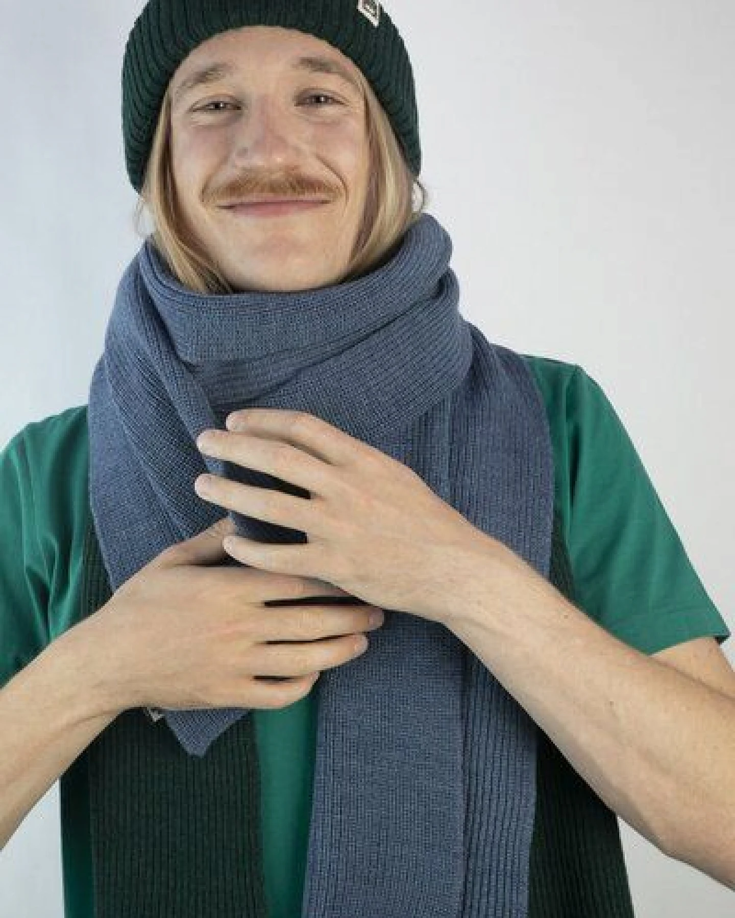 Strickmütze aus Merinowolle, abstehend Unisex Kiwistories – Ansicht 2