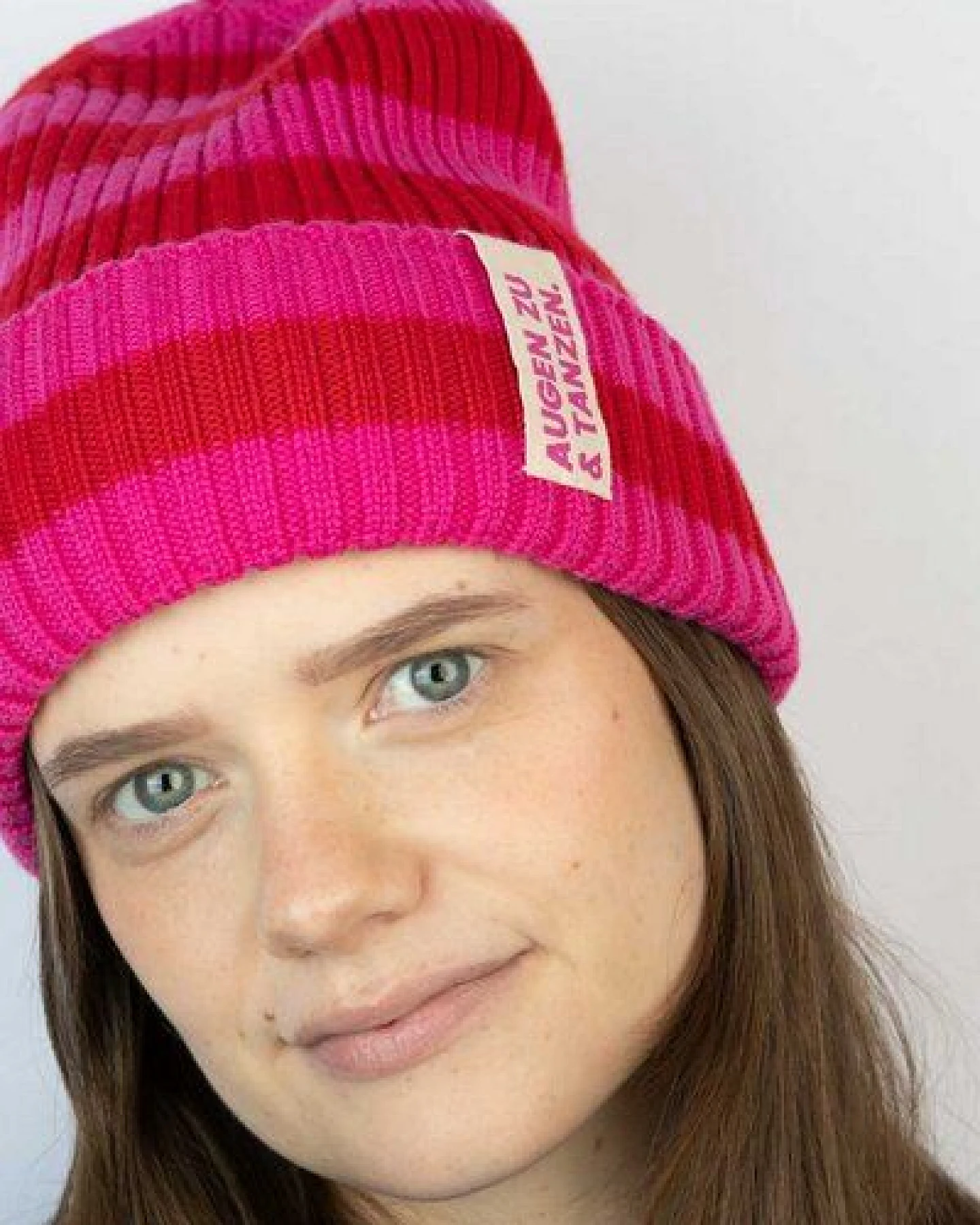 Strickmütze aus Merinowolle, abstehend Unisex Kiwistories – Ansicht 2