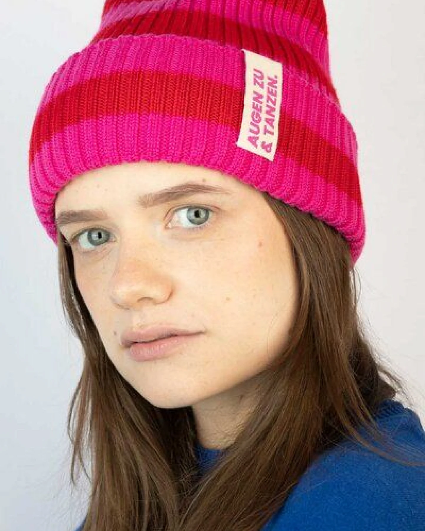 Strickmütze aus Merinowolle, abstehend Unisex Kiwistories – Ansicht 4