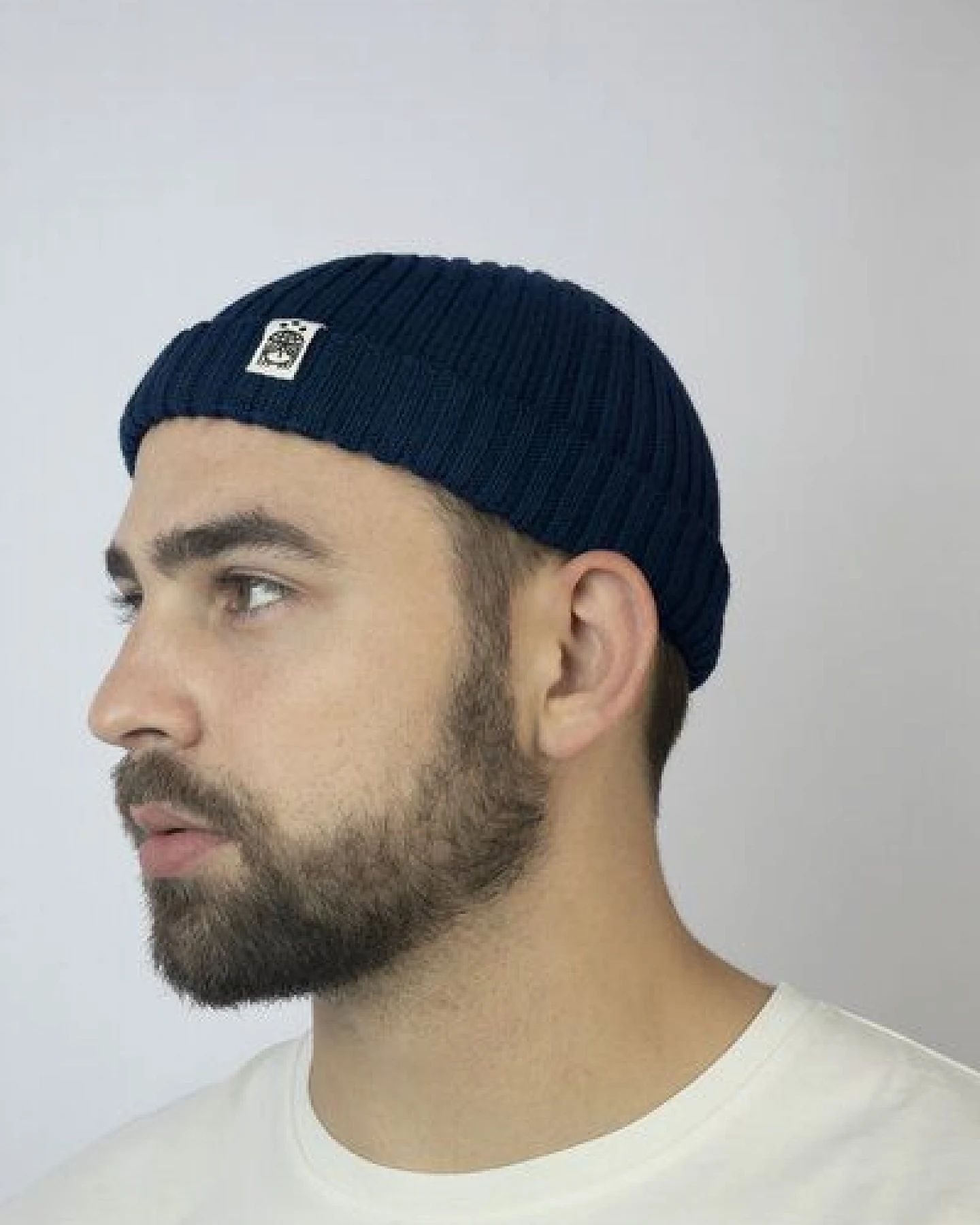 Fisherman Strickmütze aus Merinowolle, ohrenfrei Unisex Kiwistories – Ansicht 3
