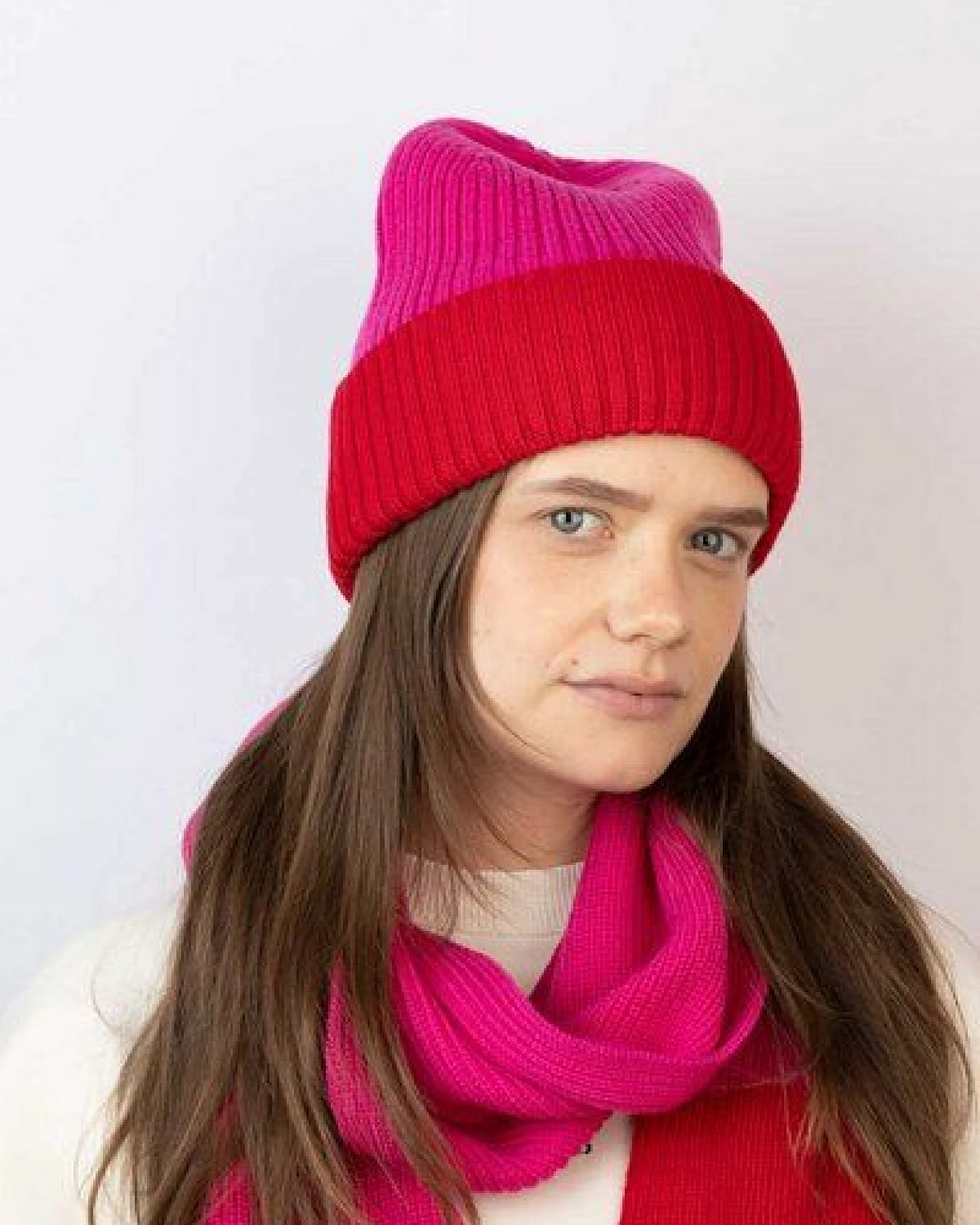 Strickmütze aus Merinowolle, abstehend Unisex Kiwistories – Ansicht 2