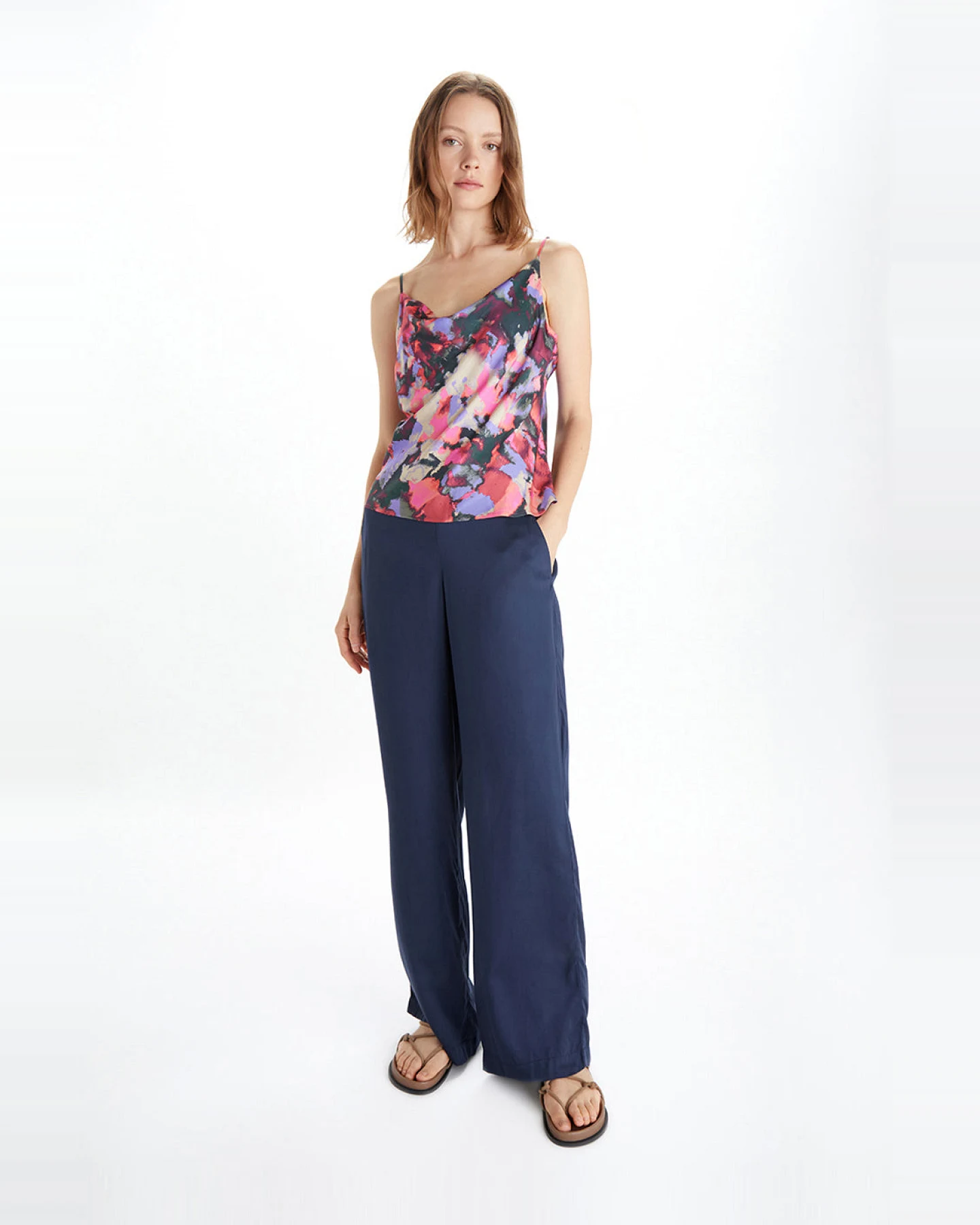 Neu Nomads Damen vegan Oberteile Rundhalsausschnitt Edelsteindruck – Ansicht 2