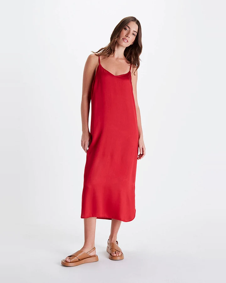 Neu Nomads Damen vegan Slip Dress Easy Fuchsia