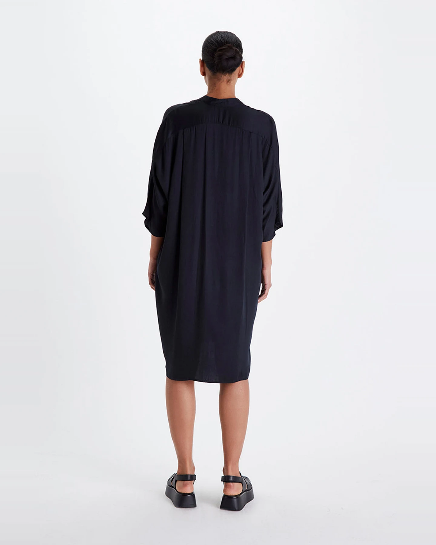 Neu Nomads Damen vegan Kleid Kerala Schwarz – Ansicht 2