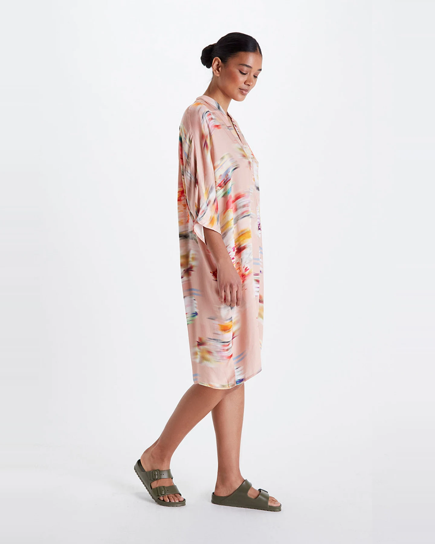 Neu Nomads Damen vegan Kleid Kerala Flower Blur – Ansicht 2