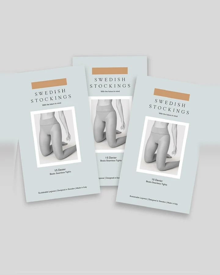 Swedish Stockings Damen vegan Multipack 3x Strumpfhosen Nahtlos Beata Karamell