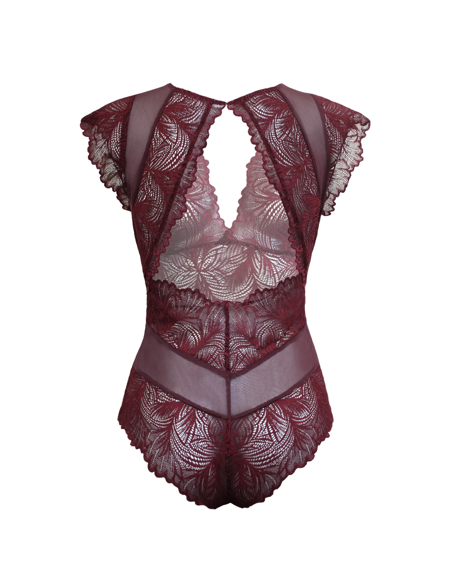 Anekdot Damen vegan Bodysuit Amara Pflaume – Ansicht 2