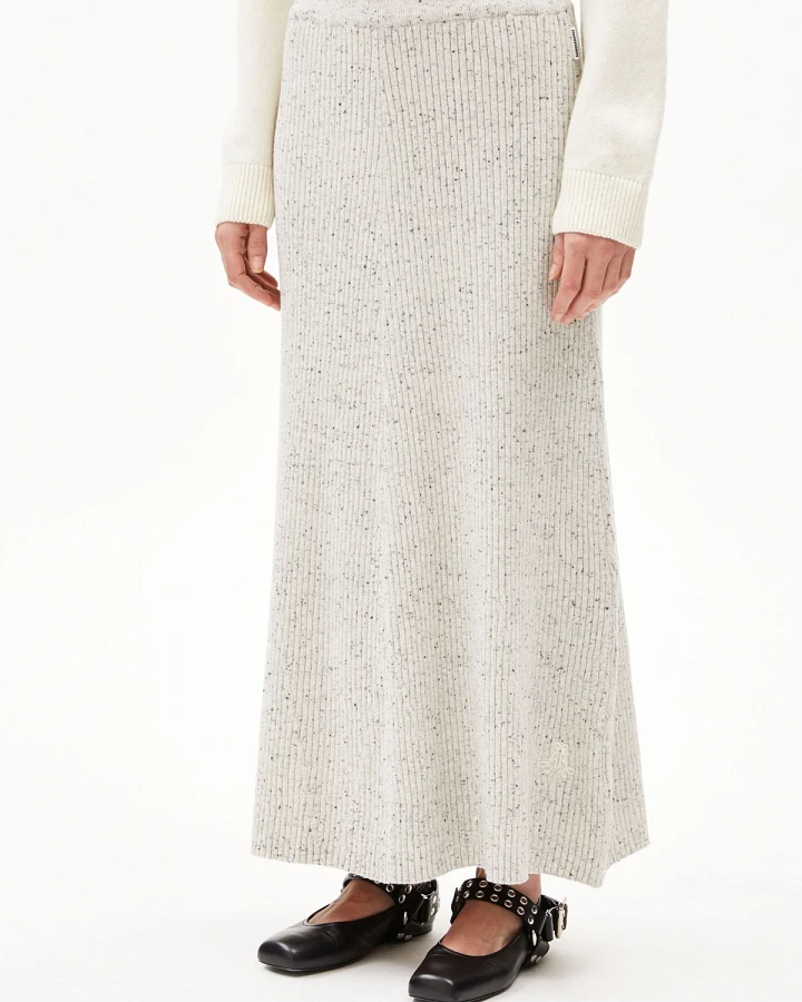 Strickrock Hannaa Tweed Grau