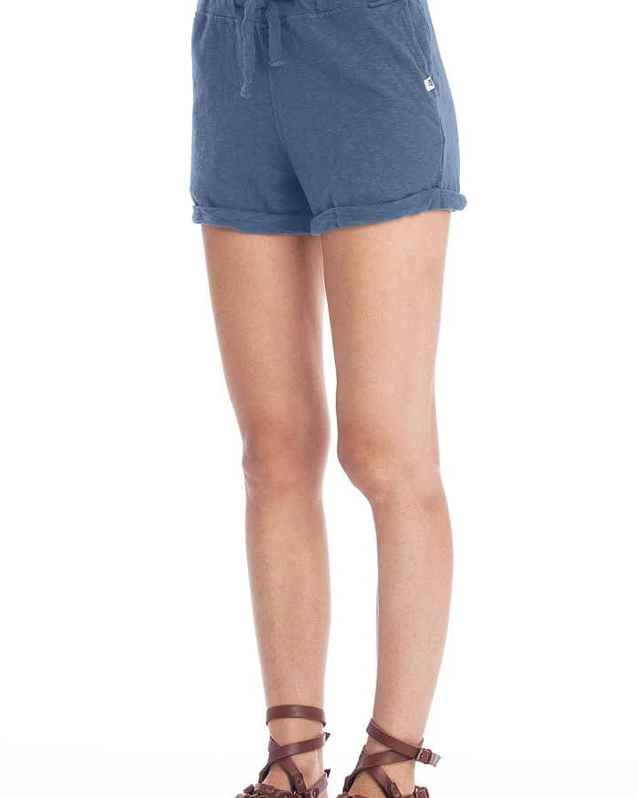 RAVENS VIEW IBIZA Damen vegan Shorts Mini Sunset Jeans Blau