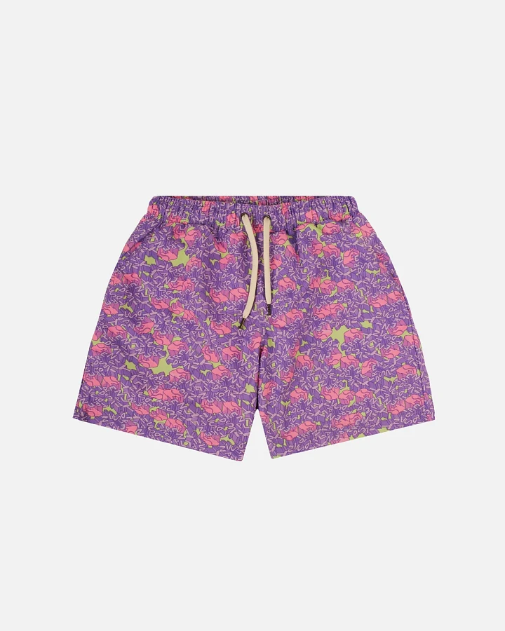 Trendsplant Herren vegan Swim Short Trippyplant Sour Grape