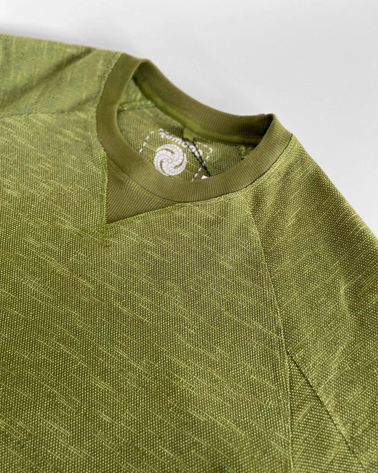 KOMODO Herren vegan Sweatshirt Anton Grün – Ansicht 2