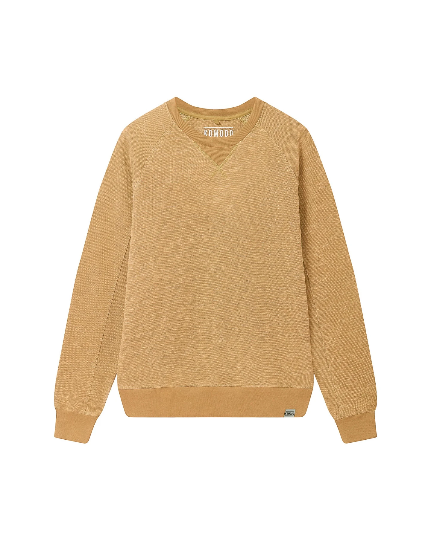 KOMODO Herren vegan Sweatshirt Anton Sand – Ansicht 2