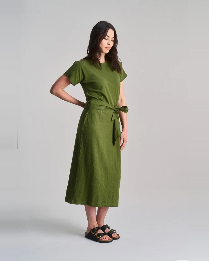 KOMODO Damen vegan Kleid Fonda Grün