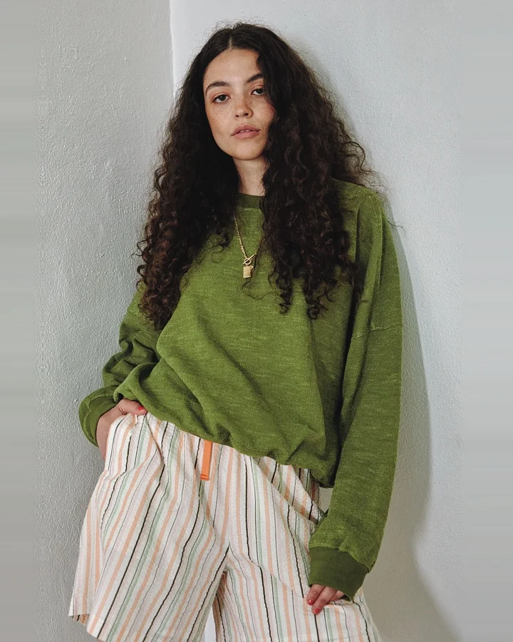 KOMODO Damen vegan Sweatshirt Dawn Grün