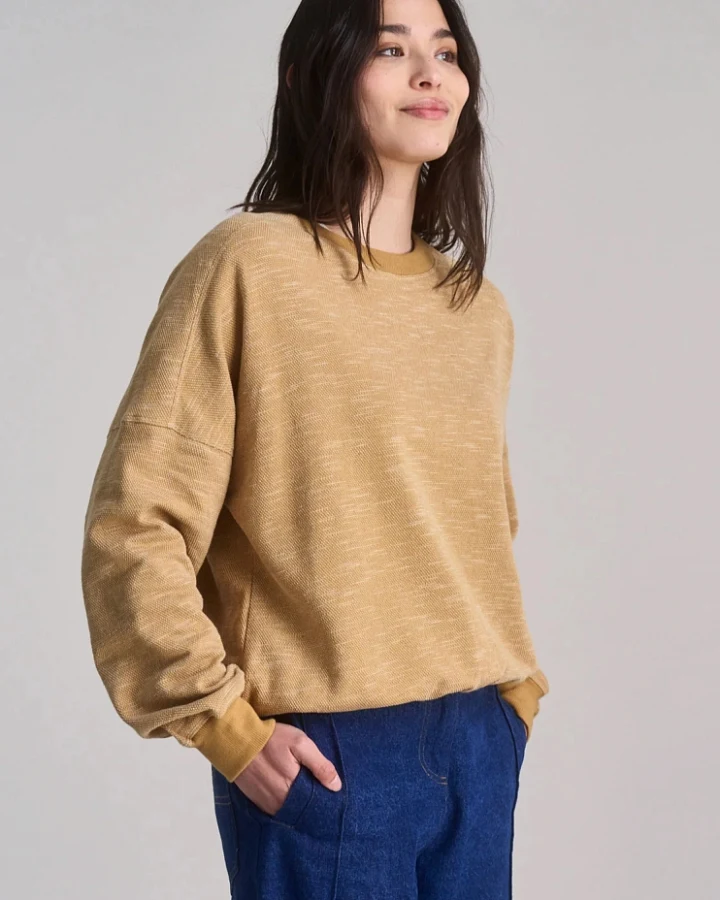 KOMODO Damen vegan Sweatshirt Dawn Sand