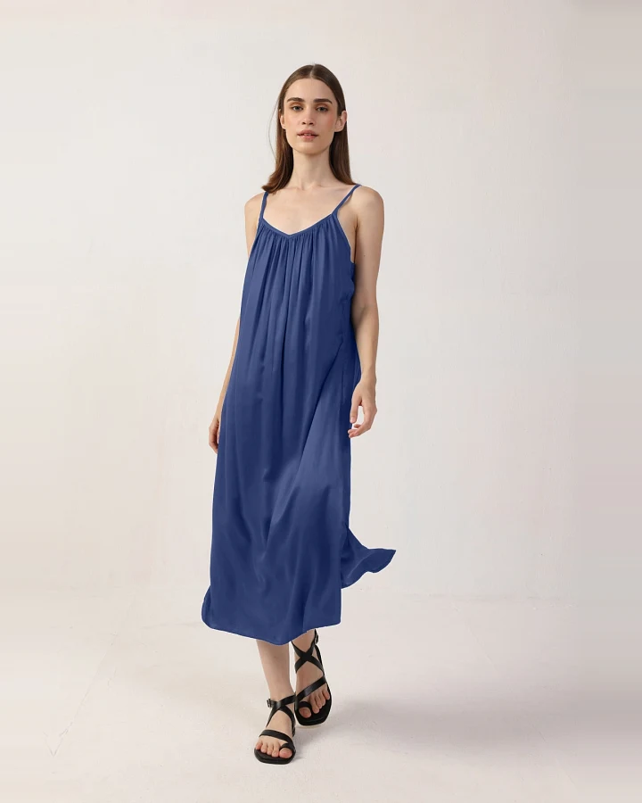 Neu Nomads Damen vegan Kleid Adele Bluejay