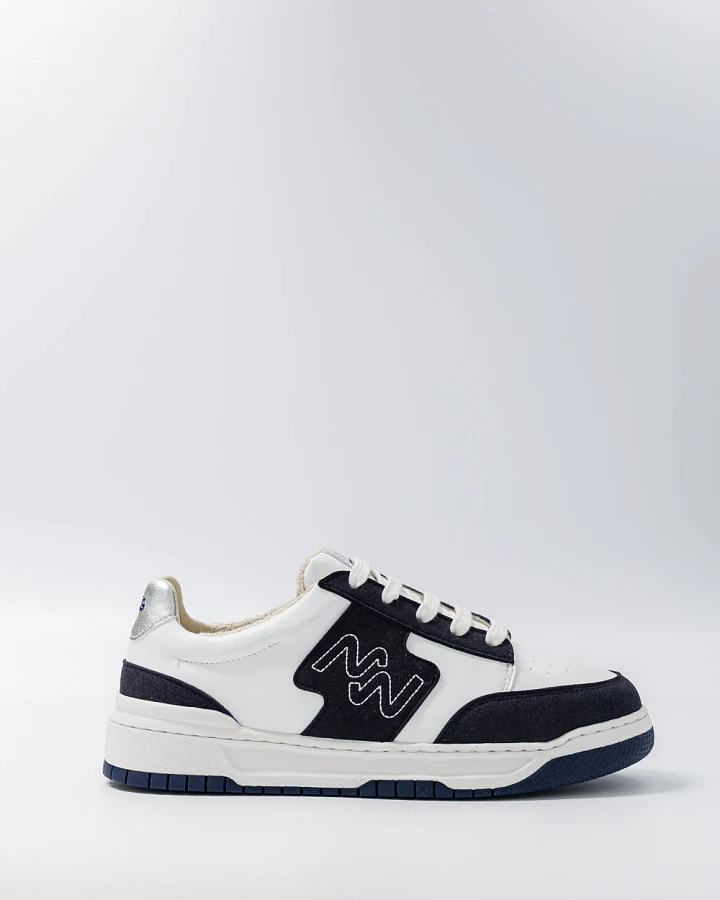Mood Walk Herren vegan Sneaker Dream Big Silver Navy