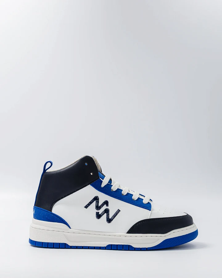Mood Walk Herren vegan Sneaker Montantes French Touch Blue Spirit