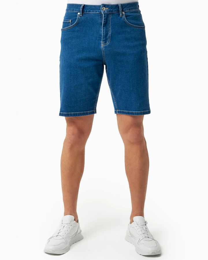 ORGANICATION Herren vegan Shorts Denim Blau
