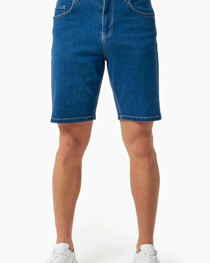 ORGANICATION Herren vegan Shorts Denim Blau