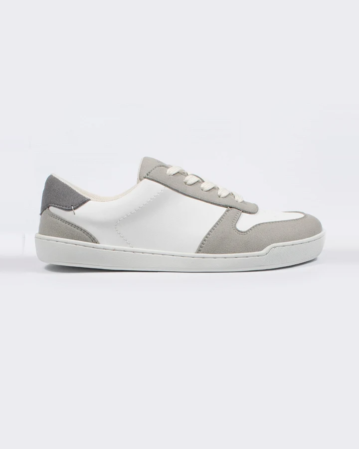 Will's Vegan Store Herren vegan Sneaker Herren Barefoot Weiß & Grau