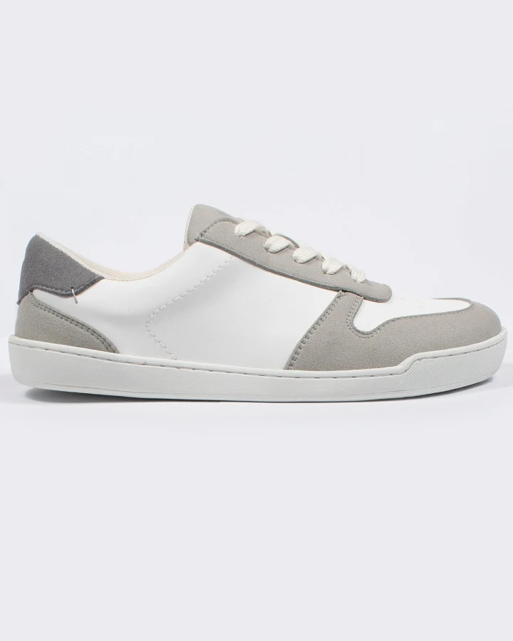 Will's Vegan Store Herren vegan Sneaker Herren Barefoot Weiß & Grau
