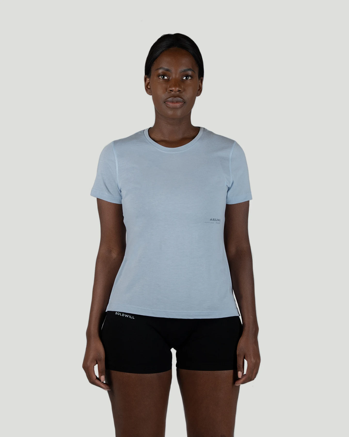 Boldwill Damen vegan T-Shirt Arktisblau – Ansicht 2