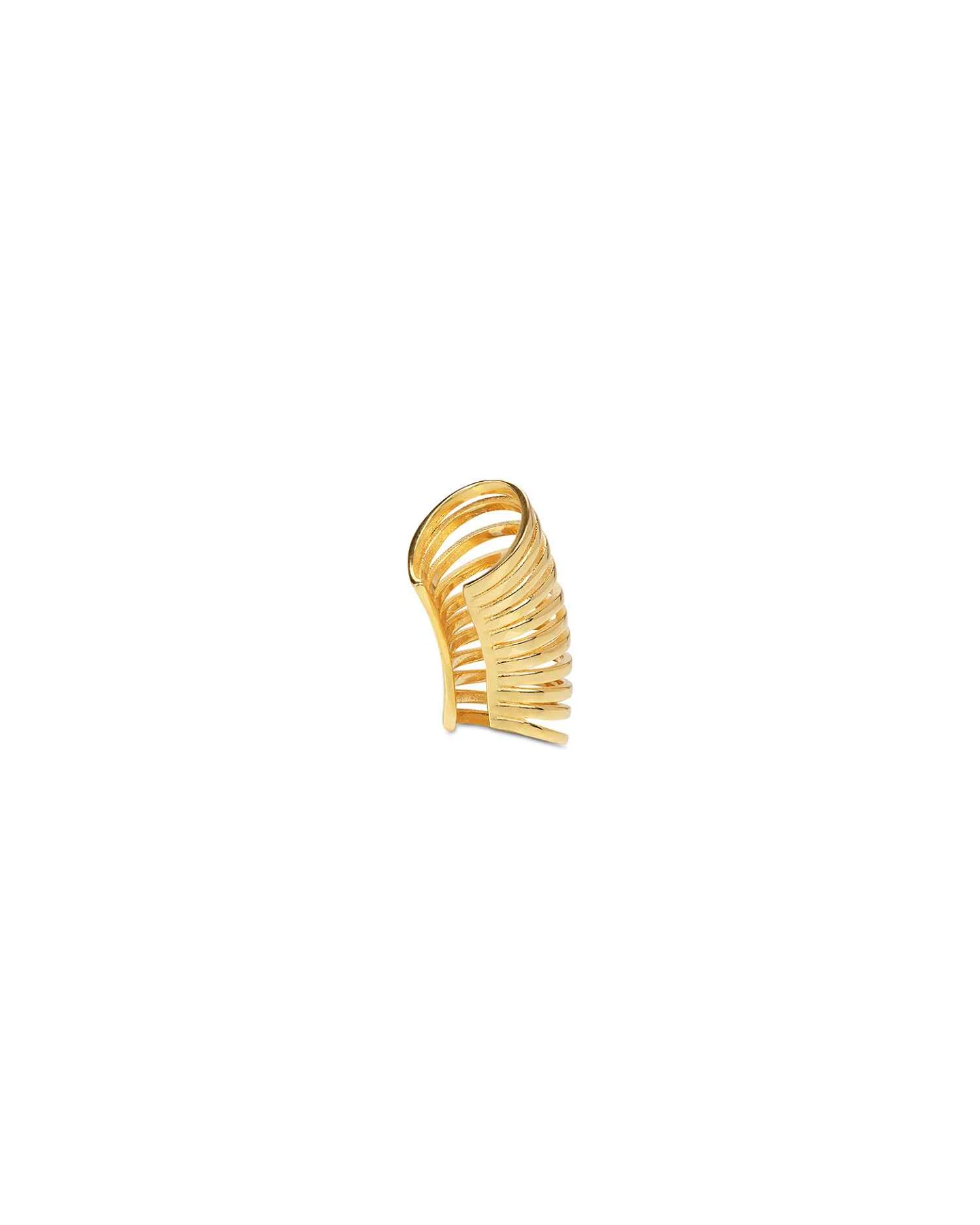 Amadeus Damen vegan Ohrmanschette Loli Gold – Ansicht 2