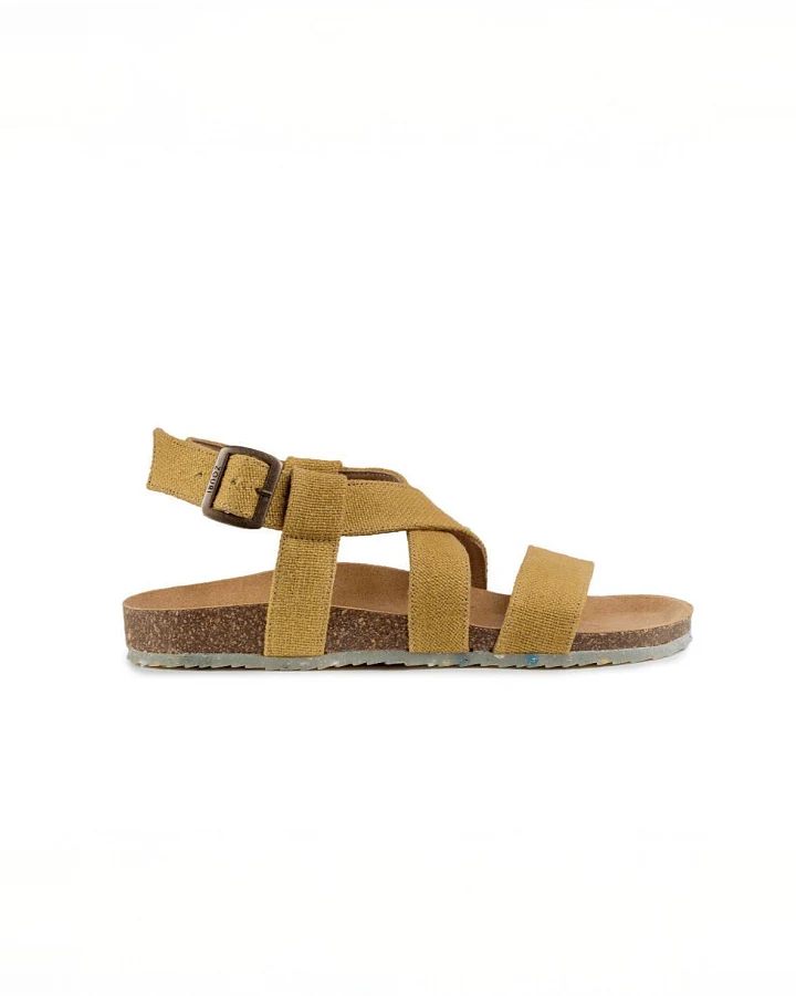 Zouri Damen vegan Sandalen Sand Sun Hellbraun