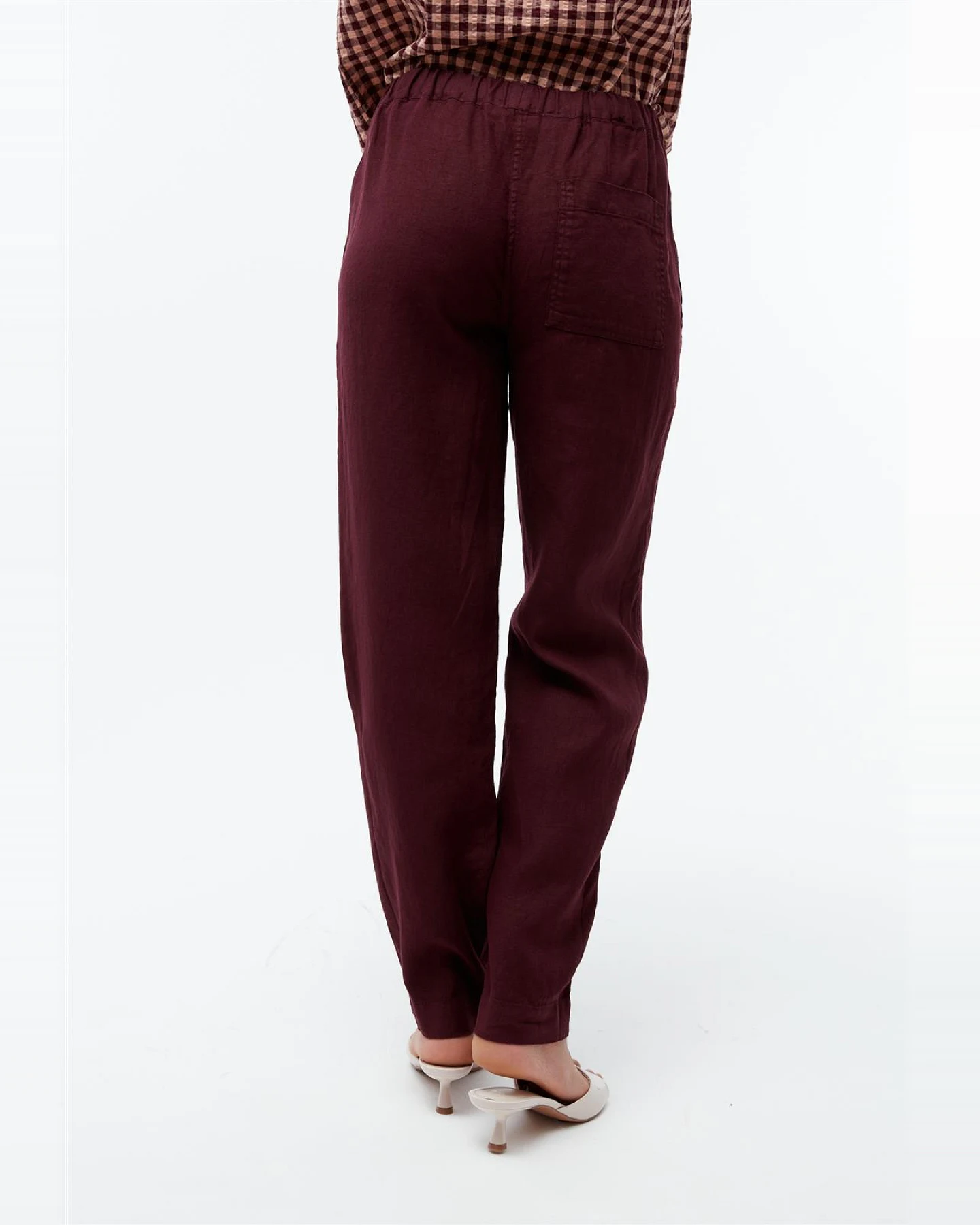 Givn Damen vegan Hose Helena Burgundy – Ansicht 2