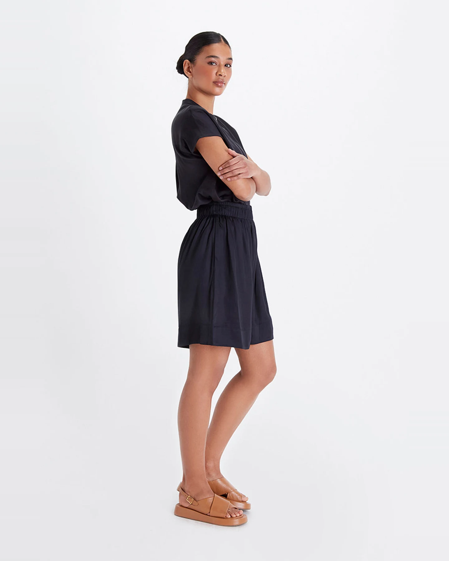 Neu Nomads Damen vegan Shorts Breezy Caicos Schwarz – Ansicht 2