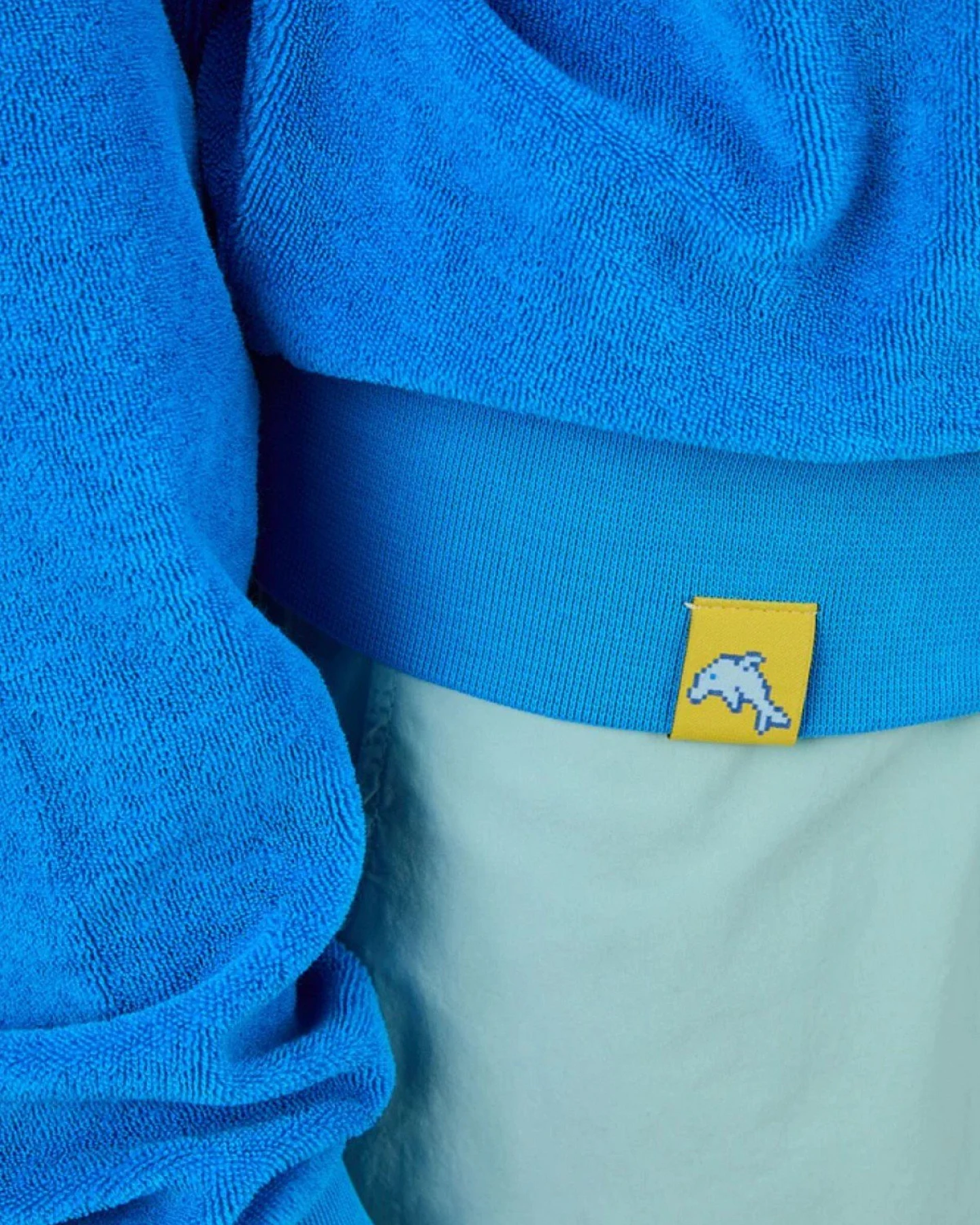 Sweatshirt Terry Ranglan Blau – Ansicht 5