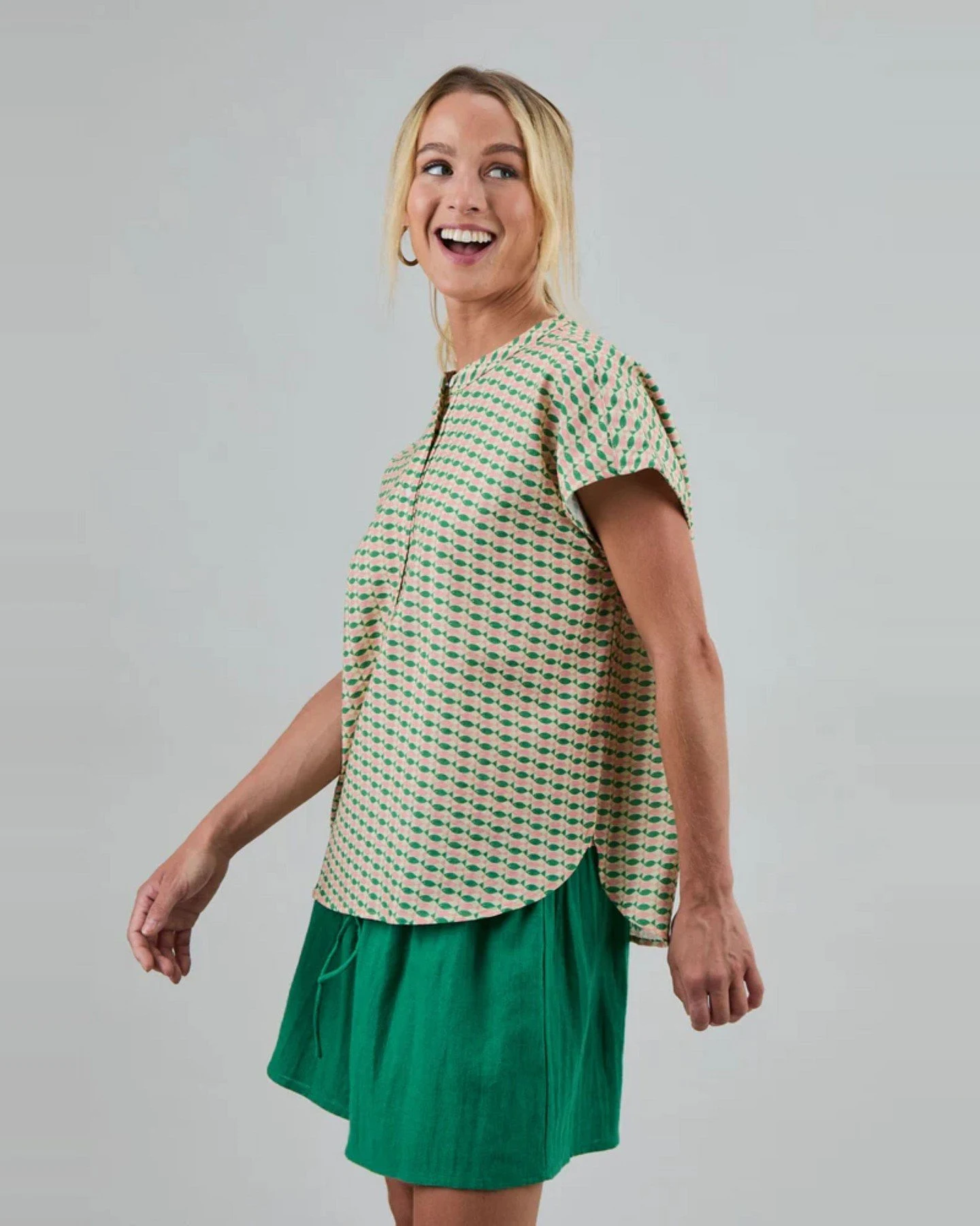 Bluse Sardinas Sleeveless Grün – Ansicht 2