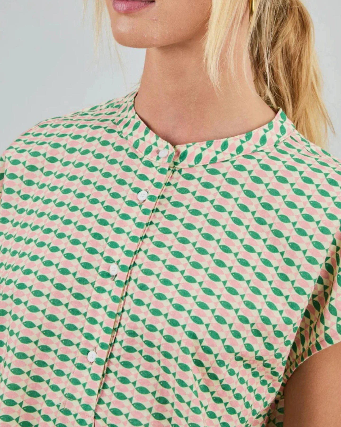 Bluse Sardinas Sleeveless Grün – Ansicht 4