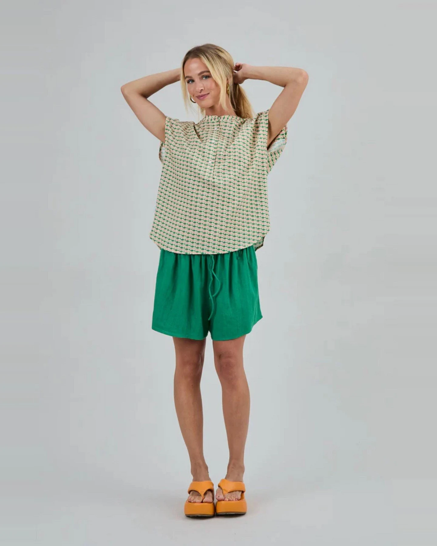 Bluse Sardinas Sleeveless Grün – Ansicht 5