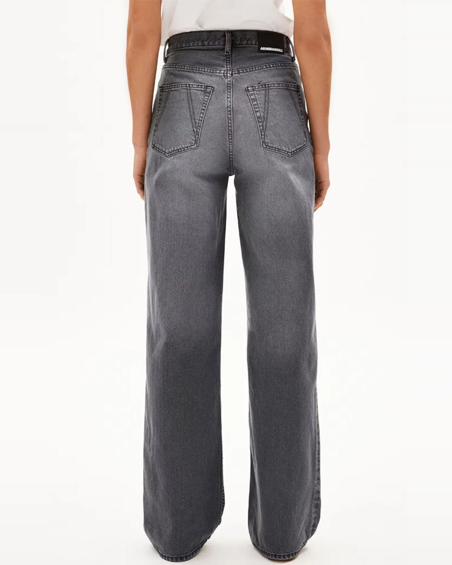 ARMEDANGELS Damen vegan Jeans Enijaa Dione Grau – Ansicht 2