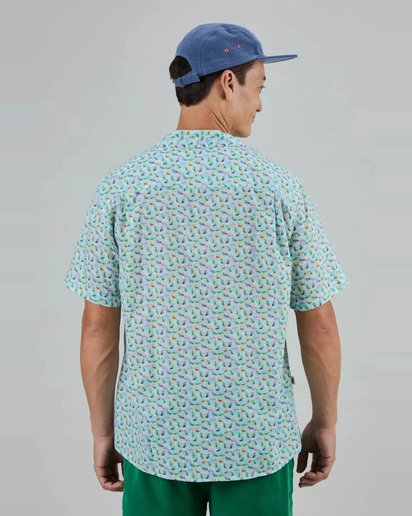 Hemd Marbles Aloha Shirt Blau – Ansicht 5