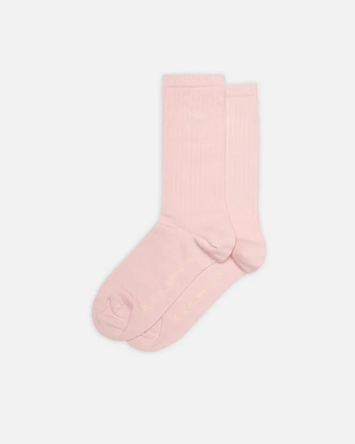 Produktseite: Socken Women Ribbed Rosa