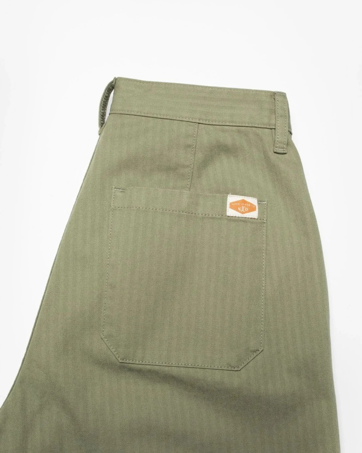 Hose Wendy Herringboner Pale Green – Ansicht 5