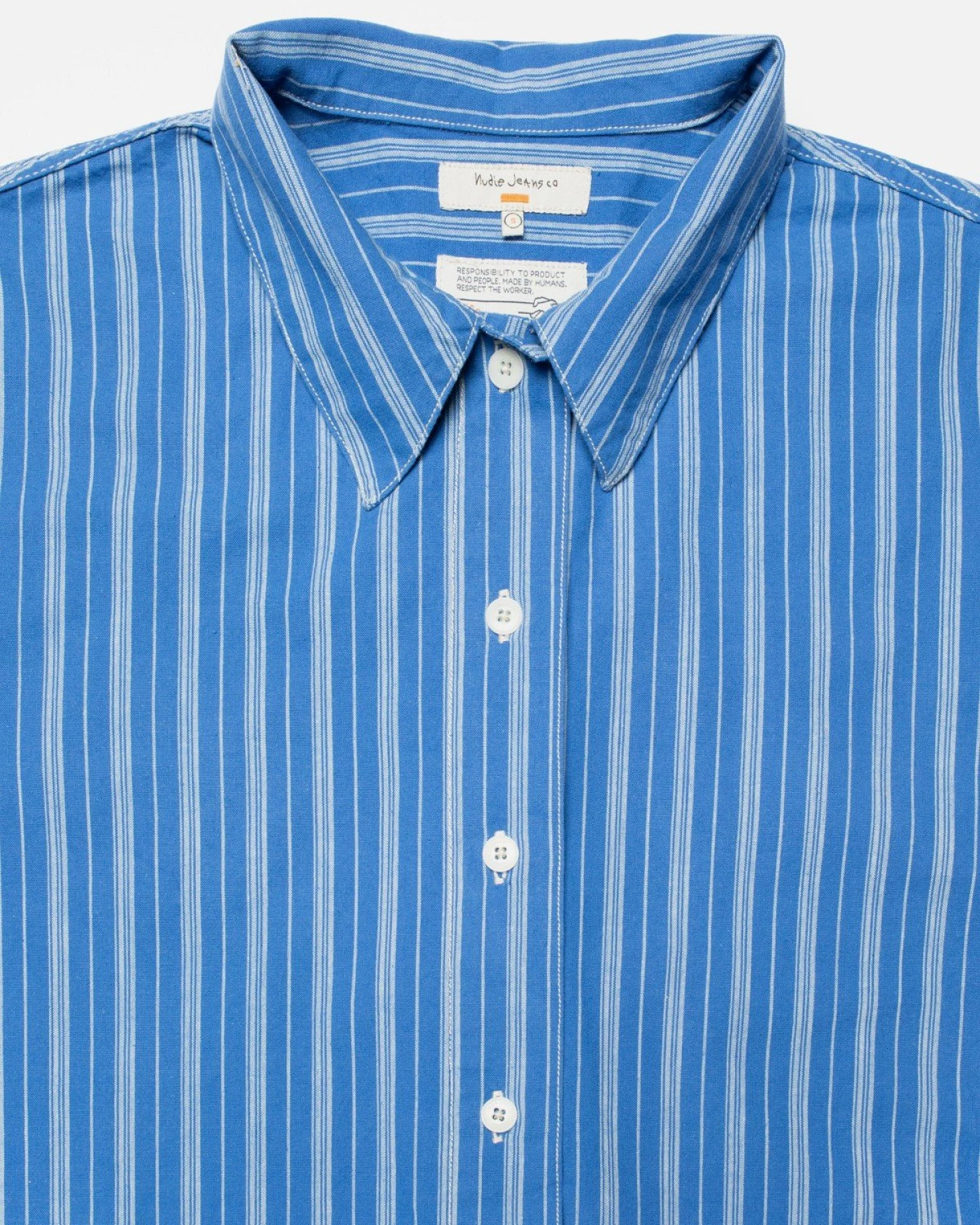 Hemd Jutta Striped Blau – Ansicht 3