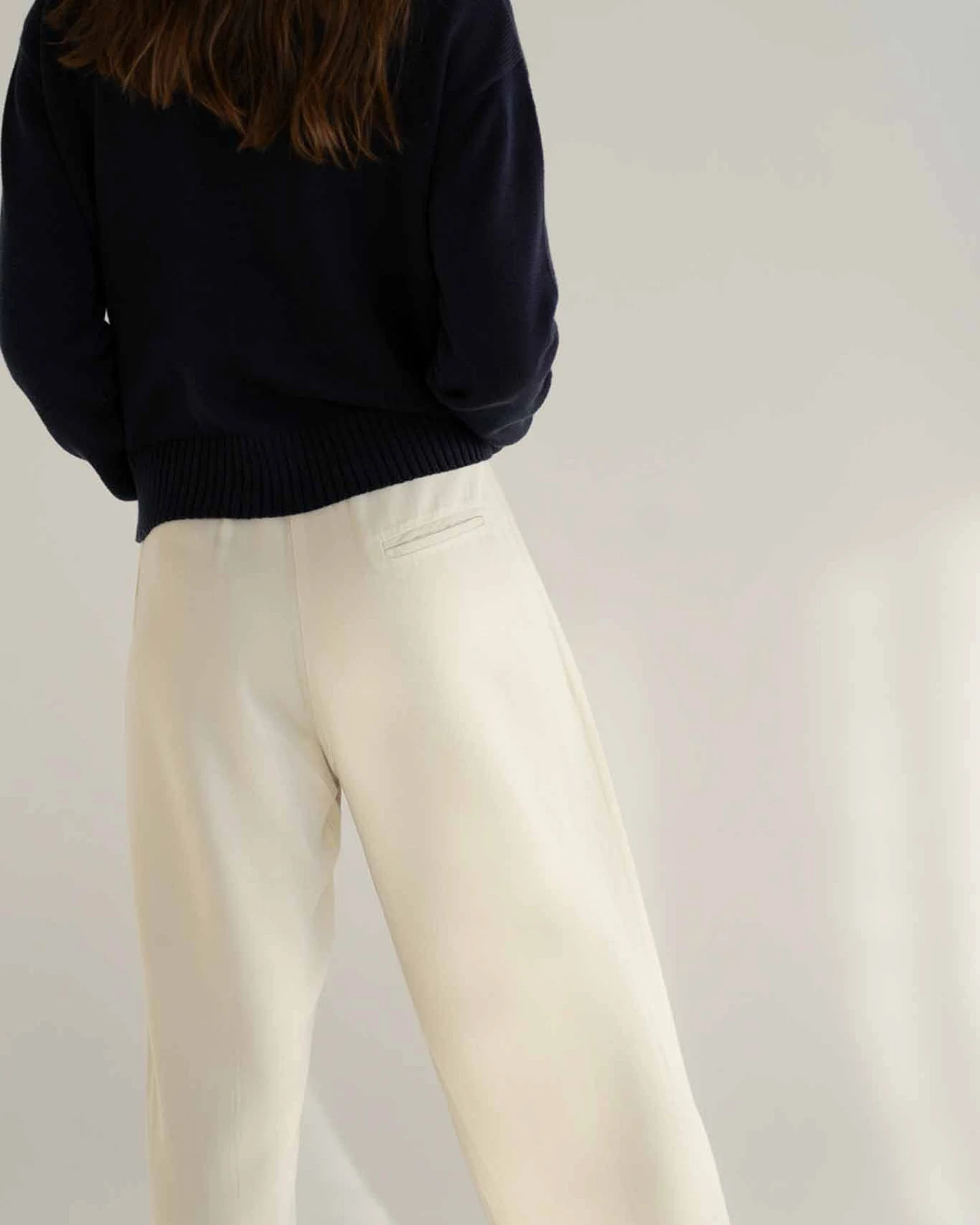 Näz Damen vegan Hose Mara Weiß – Ansicht 2