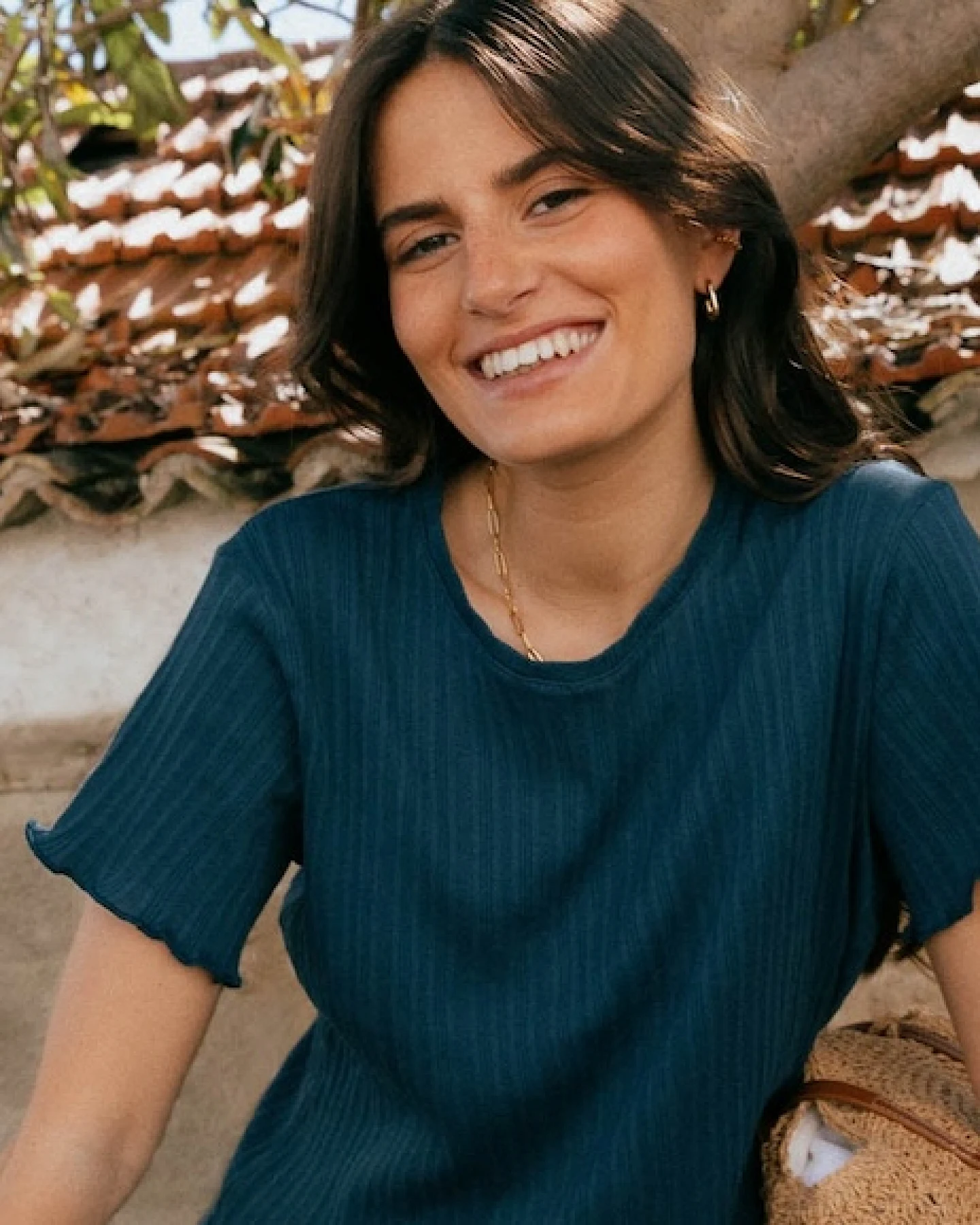 Näz Damen vegan T-Shirt Dawn Marine – Ansicht 2